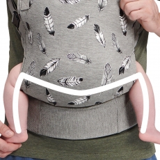 Кенгуру Kinderkraft Milo Grey